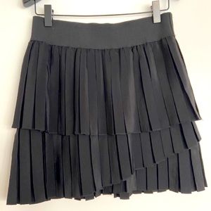 ZARA Pleated Layer mini skirt Small Highwaist